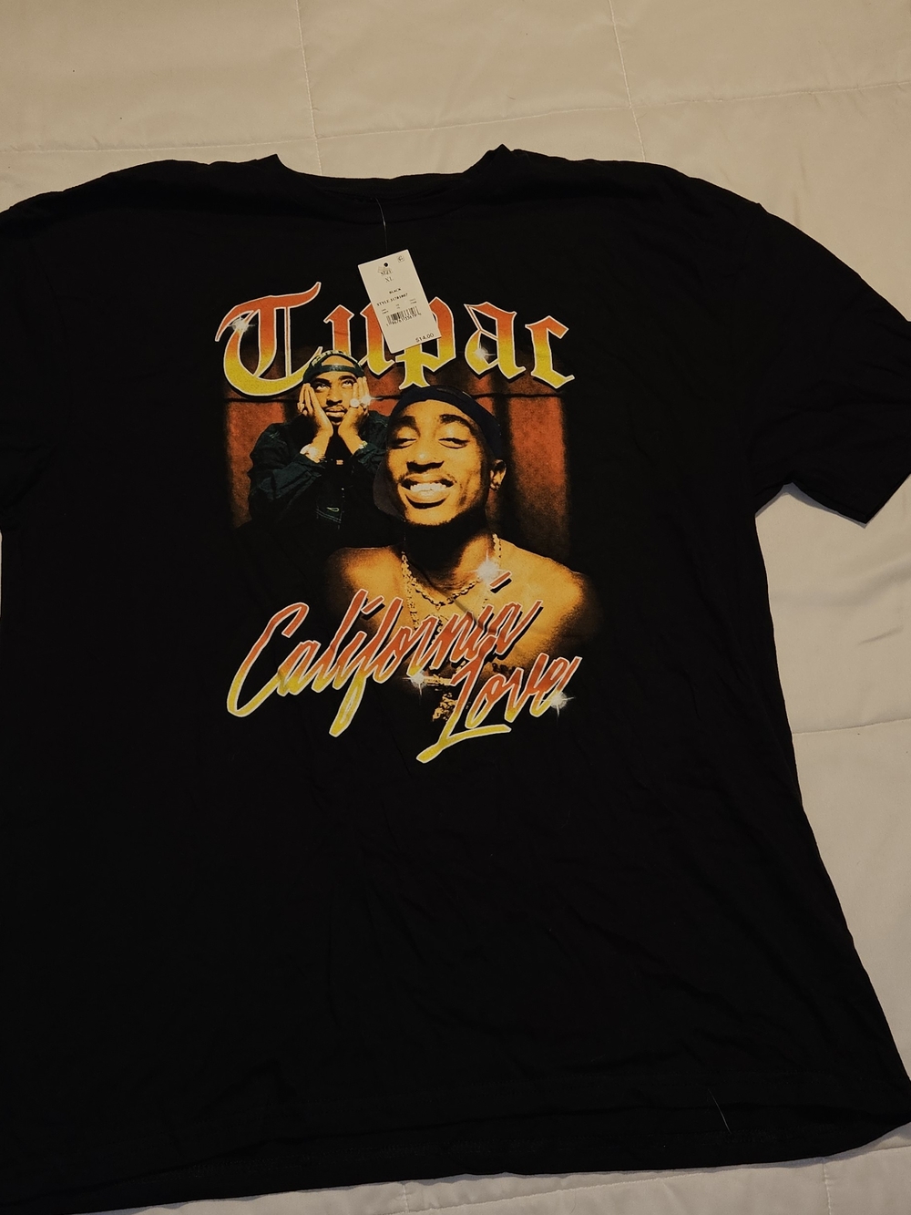 Black Graphic 'California Love' Tee